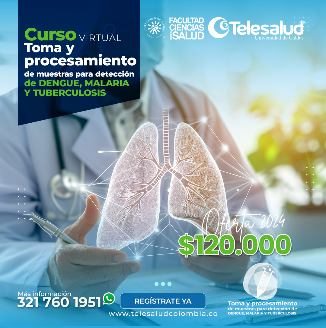 Curso virtual en toma y procesamiento de muestras para detección de dengue, malaria y tuberculosis